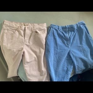 Cotton Candy Corduroy Jeans, Blue & Pink Set